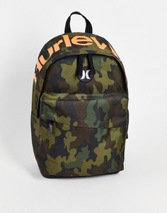 Рюкзак с камуфляжным принтом Hurley Groundswell-Зеленый цвет
