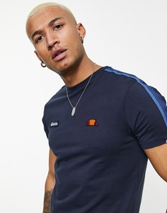 Темно-синяя футболка с окантовкой ellesse-Темно-синий