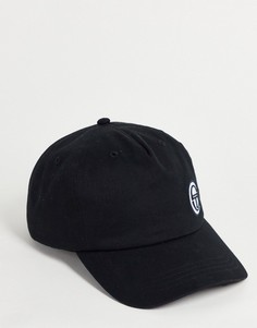 Черная кепка с логотипом Sergio Tacchini-Черный цвет
