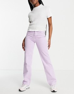 Сиреневые прямые джинсы от комплекта Topshop-Фиолетовый цвет