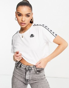 Белая футболка Kappa Apua Authentic-Белый