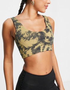 Спортивный бюстгальтер со средней степенью поддержки и принтом тай-дай Varley Lets Go Elsie-Разноцветный