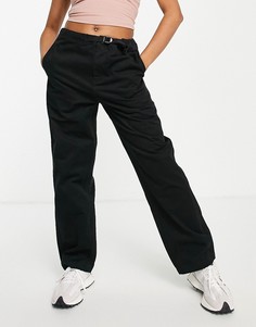 Прямые брюки в стиле 90-х Huf-Черный