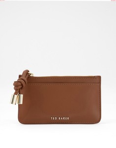 Коричневый кошелек с молнией Ted Baker Mova-Коричневый цвет