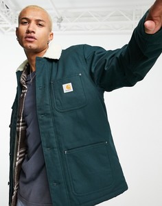 Куртка хвойно-зеленого цвета на подкладке Carhartt WIP Fairmount Pile-Зеленый цвет