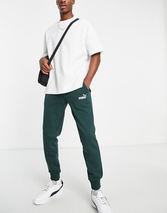 Темно-зеленые джоггеры Puma Essentials-Зеленый цвет