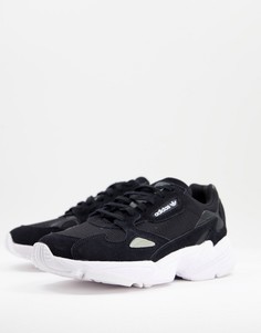 Черно-белые кроссовки adidas Falcon-Черный цвет