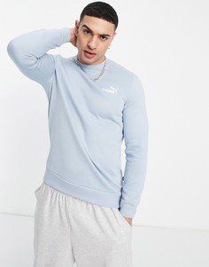 Свитшот светло-голубого цвета Puma Essentials-Голубой