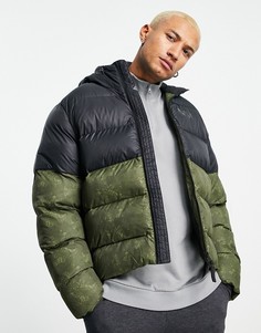 Дутая куртка цвета хаки Helly Hansen Active-Зеленый цвет