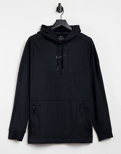 Худи черного цвета Nike Pro Training Collection capra fleece-Черный цвет