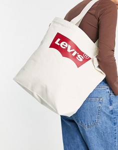 Текстильная сумка-тоут цвета экрю Levis-Светло-бежевый цвет Levis®