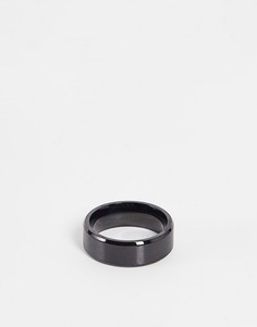 Черное кольцо Topman-Черный цвет