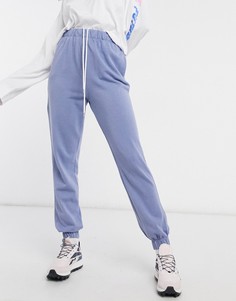 Голубые джоггеры с завышенной талией Cotton On-Серый Cotton:On
