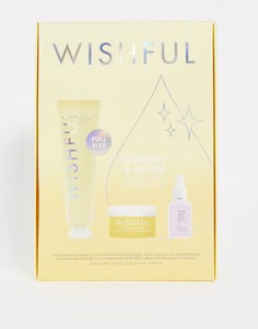 Набор из трех косметических средств Wishful Hydrate & Glow-Бесцветный