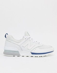 Белые кроссовки New Balance 574 Sport MS574BLW-Белый
