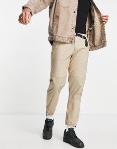 Бежевые брюки свободного кроя из рипстопа Jack & Jones Intelligence-Светло-бежевый цвет