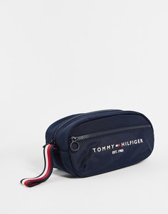 Темно-синий несессер с логотипом Tommy Hilfiger