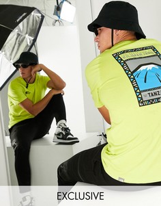 Зеленая футболка The North Face Faces-Зеленый цвет