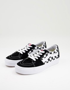 Черные низкие кроссовки Vans Sk8-Low-Черный цвет