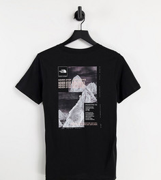 Черная футболка с принтом на спине The North Face Collage – эксклюзивно для ASOS-Черный цвет