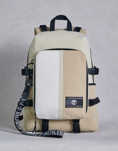 Бежевый рюкзак из капсульной коллекции Tommy Hilfiger x Timberland-Светло-бежевый цвет