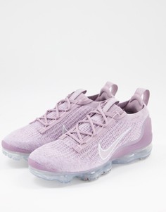 Фиолетовые кроссовки Nike Air Vapormax 2021 Flyknit-Фиолетовый цвет