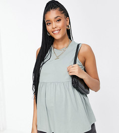 Зеленый свободный топ ASOS DESIGN Maternity-Зеленый цвет
