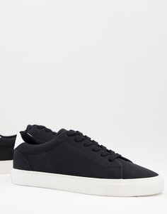 Черные кроссовки на массивной подошве ASOS DESIGN Vegan-Черный цвет