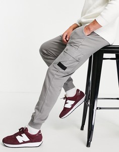 Серые джоггеры карго Topman-Серый
