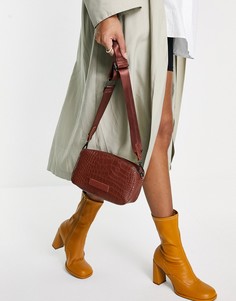 Светло-коричневая сумка через плечо Claudia Canova-Коричневый цвет