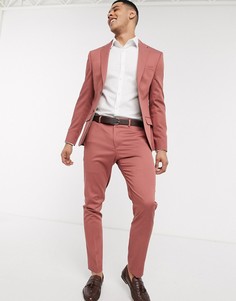 Розовые облегающие брюки River Island-Розовый цвет