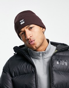 Бордовая шапка-бини с отворотом Helly Hansen Urban-Красный