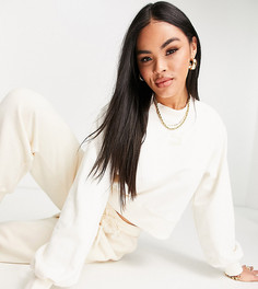 Белый свитшот с объемными рукавами Puma Classics