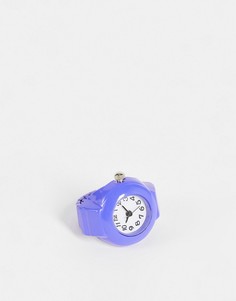 Фиолетовые часы-кольцо в стиле 90-х DesignB London-Фиолетовый цвет