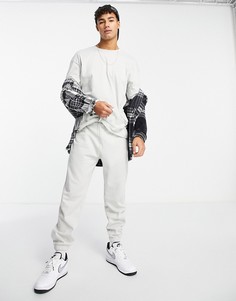 Серый oversized-комплект для дома из футболки и джоггеров Jack & Jones