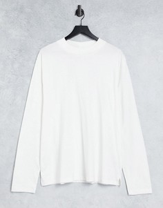 Белая водолазка с длинными рукавами Topman-Белый