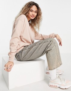 Свитшот карамельного цвета в стиле oversized из органического хлопка ASOS DESIGN-Коричневый цвет