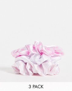 Набор резинок для волос в полоску SMUG Candy-Розовый цвет