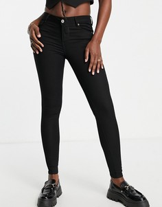 Черные зауженные джинсы Brave Soul Julia-Черный цвет