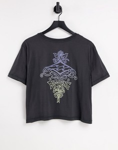 Черная футболка Billabong Under Ocean-Черный цвет