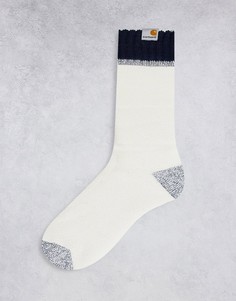 Белые махровые носки Carhartt WIP Ontario French-Белый