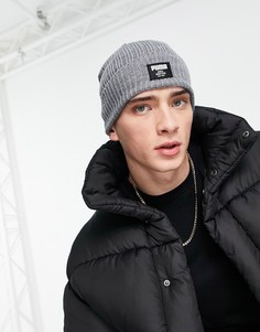 Серая шапка-бини в рубчик Puma-Серый