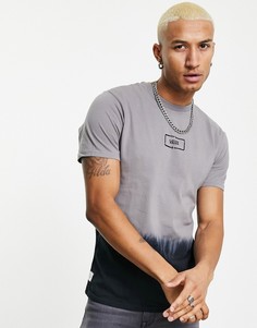 Серая футболка с эффектом деграде Vans-Фиолетовый цвет