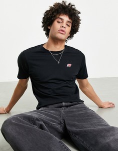 Черная футболка с логотипом New Balance-Черный цвет