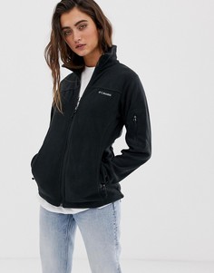 Черная флисовая куртка Columbia Fast Trek II-Черный