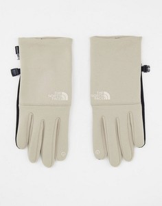 Бежевые перчатки из переработанных материалов The North Face Etip-Коричневый цвет