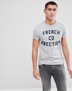 Футболка с логотипом French Connection-Серый