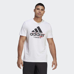 Футболка для тенниса Graphic Logo adidas Performance