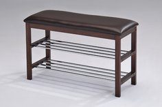 Банкетка с полками для обуви SR-0628-W Hoff