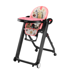 Стульчик для кормления Nuovita Futuro Nero (Cosmo rosa/Розовый космос)